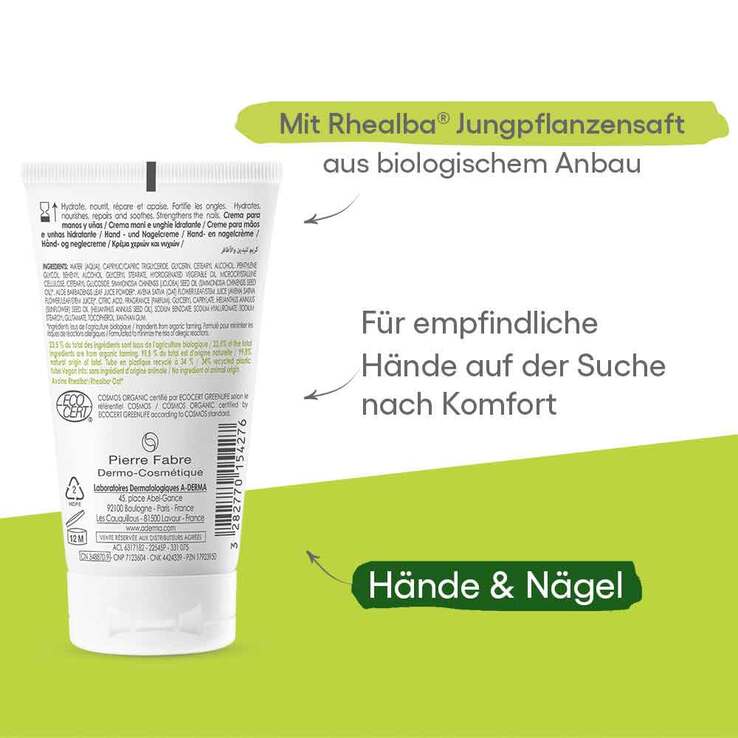 A-Derma Hand- und Nagelcreme, 50 ml