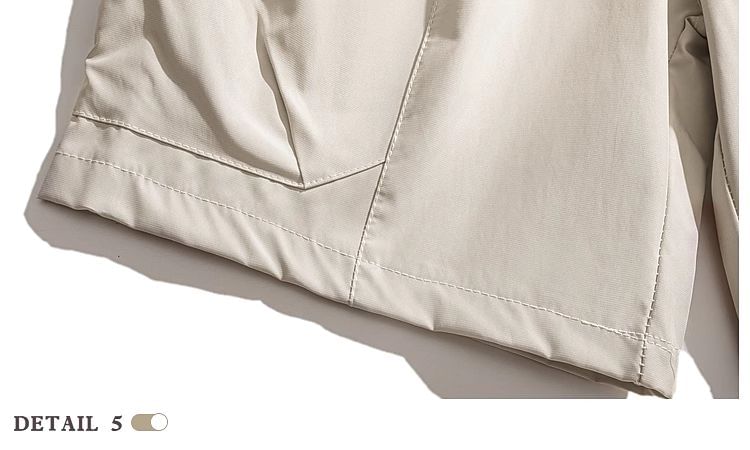 purplelouve - Cargoshorts met trekkoord en letters