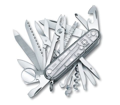 Victorinox SwissChamp, Klappkniv uten lås, Multiverktøyskniv, Klipp punkt, Rustfritt stål, ABS syntetisk, 33 verktøy