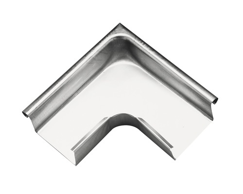 Zambelli buitenhoekstuk, titaanzink, vierkant, 90°, nominale breedte 70 mm