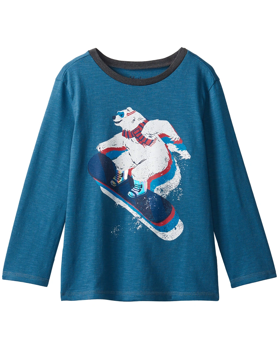 Sweatshirt ARCTIC CARVING in blau