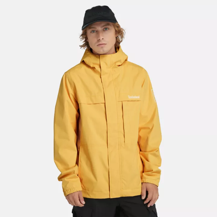 Veste imperméable Benton pour homme en jaune