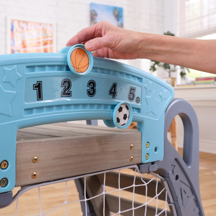 Kidkraft® 5-in-1 Climber Kinderrutsche und Klettergerüst