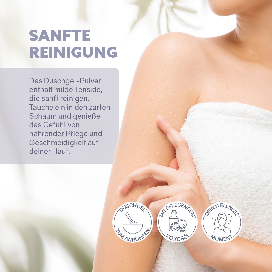 puremetics Duschgel-Pulver 'Sensibelchen'