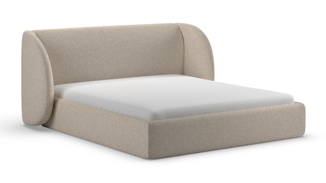 Bed Cove - Fine bouclé beige