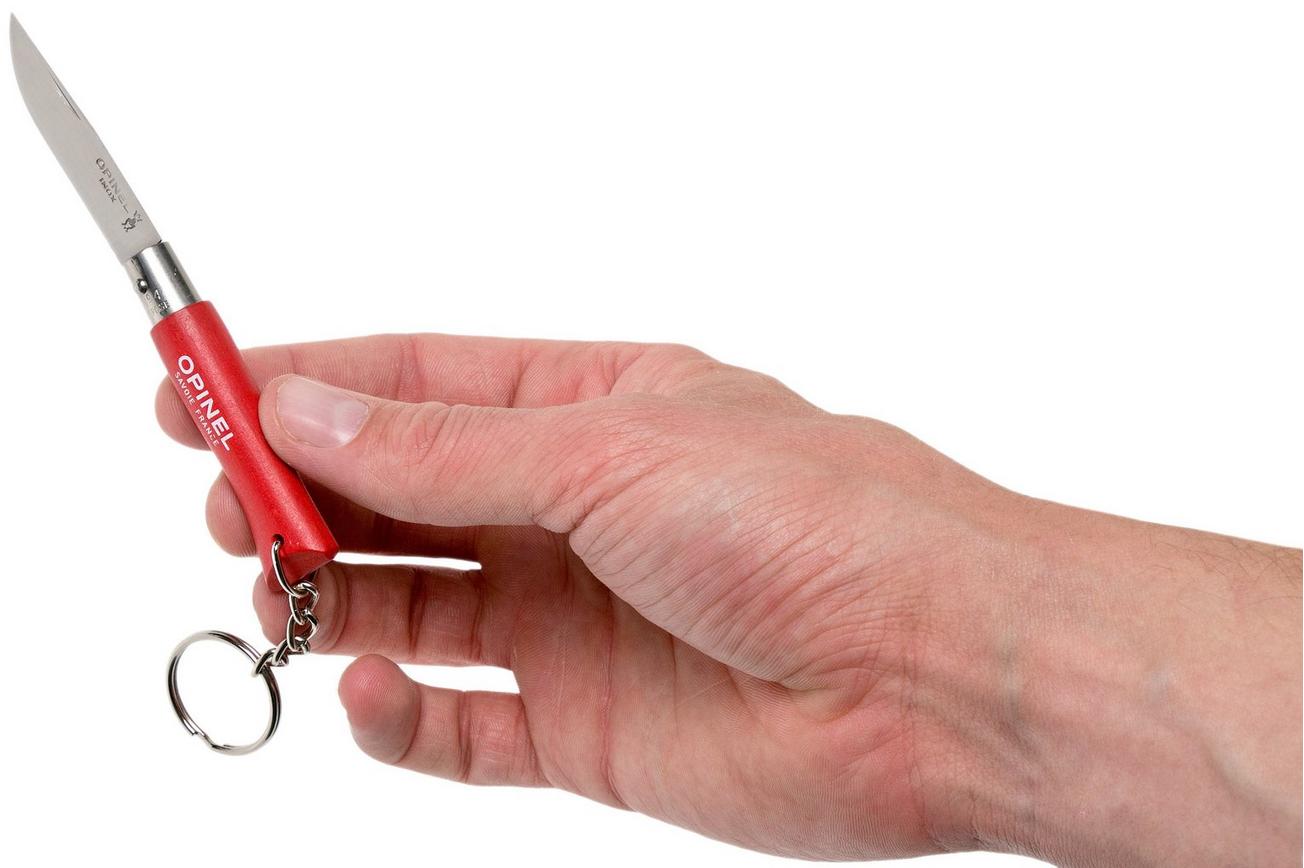 Opinel zakmes No. 04RV Keyring zakmes, Red
