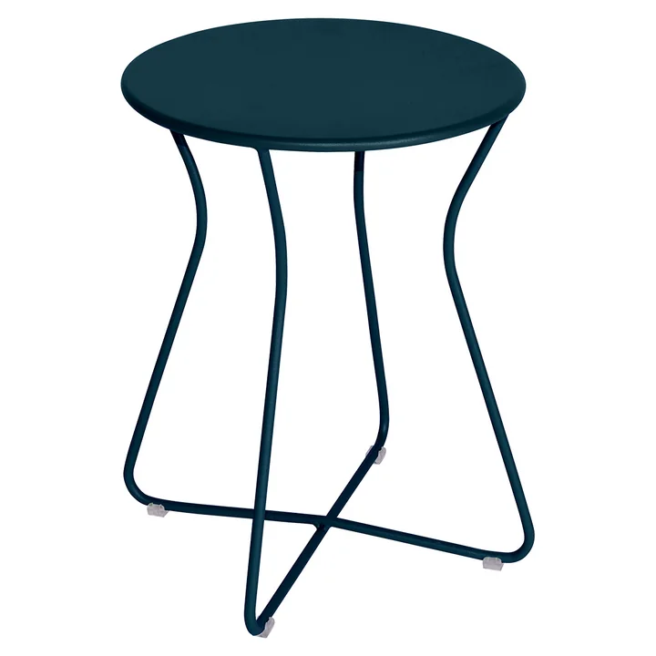 Fermob - Cocotte Hocker, H 45,5 cm, acapulcoblau