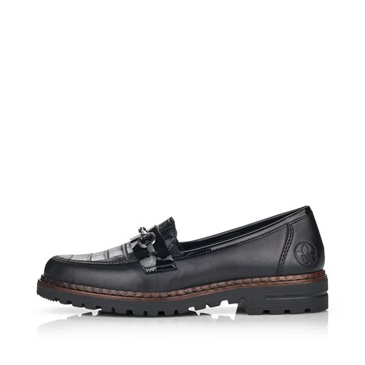 Rieker Loafers, Sort, 38