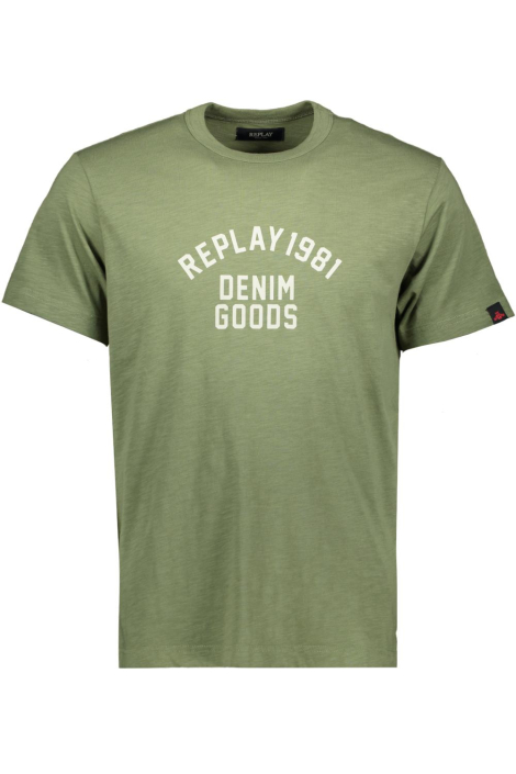 Replay groene heren t-shirt