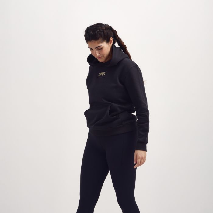 Lipati Dame Trøjer Not For Running Hoodie Sort