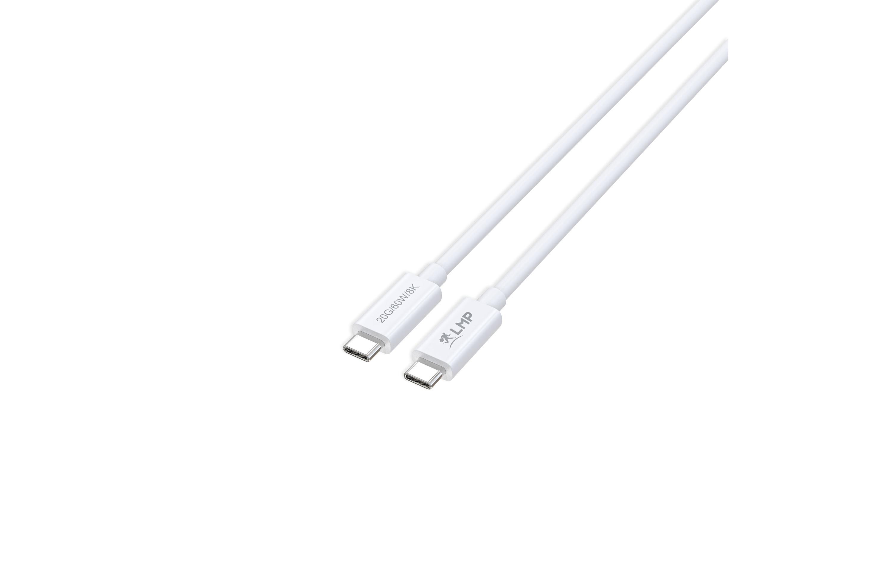 USB4-Kabel USB C - USB C 3 mUSB-C Lade- und Datenkabel Gen 2 (USB4/20G), bis zu 60 W, bis zu 20 Gbps