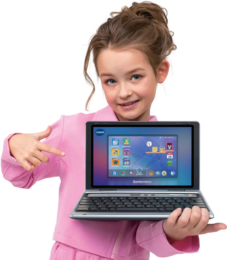 MON PREMIER ORDINATEUR GENIO MAX VTECH COULEUR ARGENT ECRAN 7 POUCES