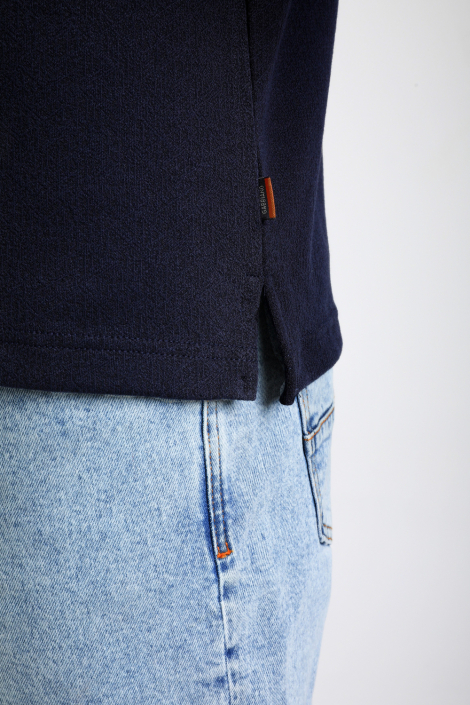 Gabbiano blauwe heren polo