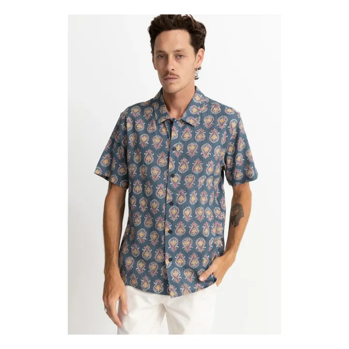 Rhythm Chemisette Tofo Lin | Bleu marine