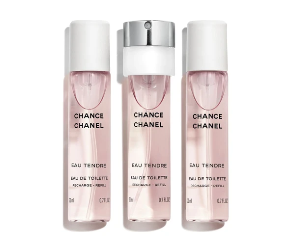 CHANEL CHANCE EAU TENDRE Twist and spray set de recharges – eau de toilette