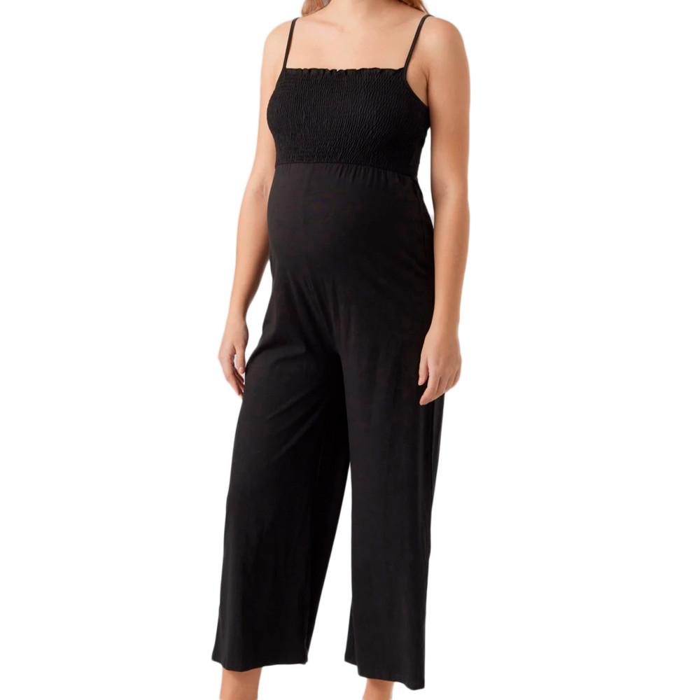Mamalicious Combinaison de Grossesse Noire Femme Mamalicious Croco
