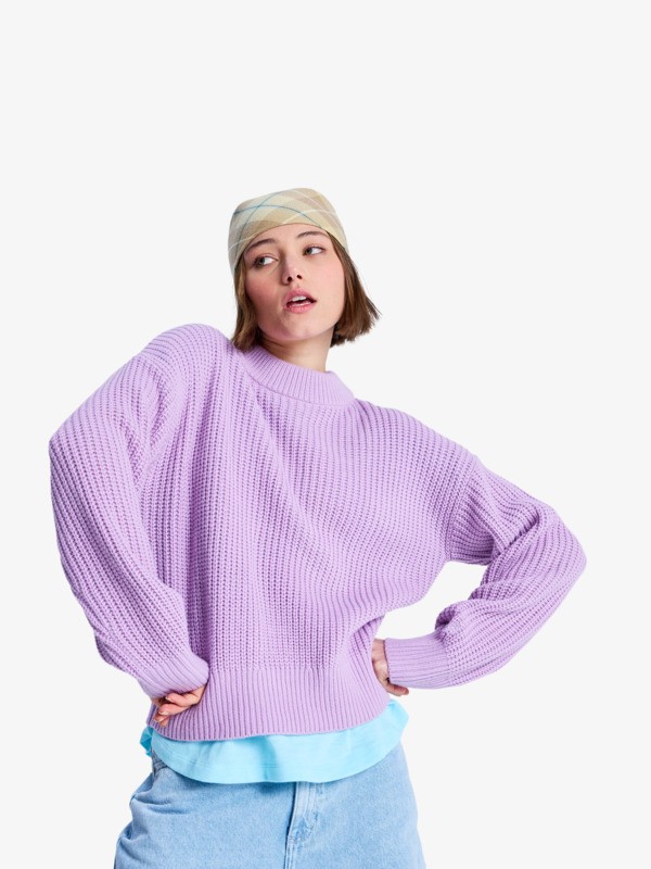 Coming Home Again Pull Violet Femme