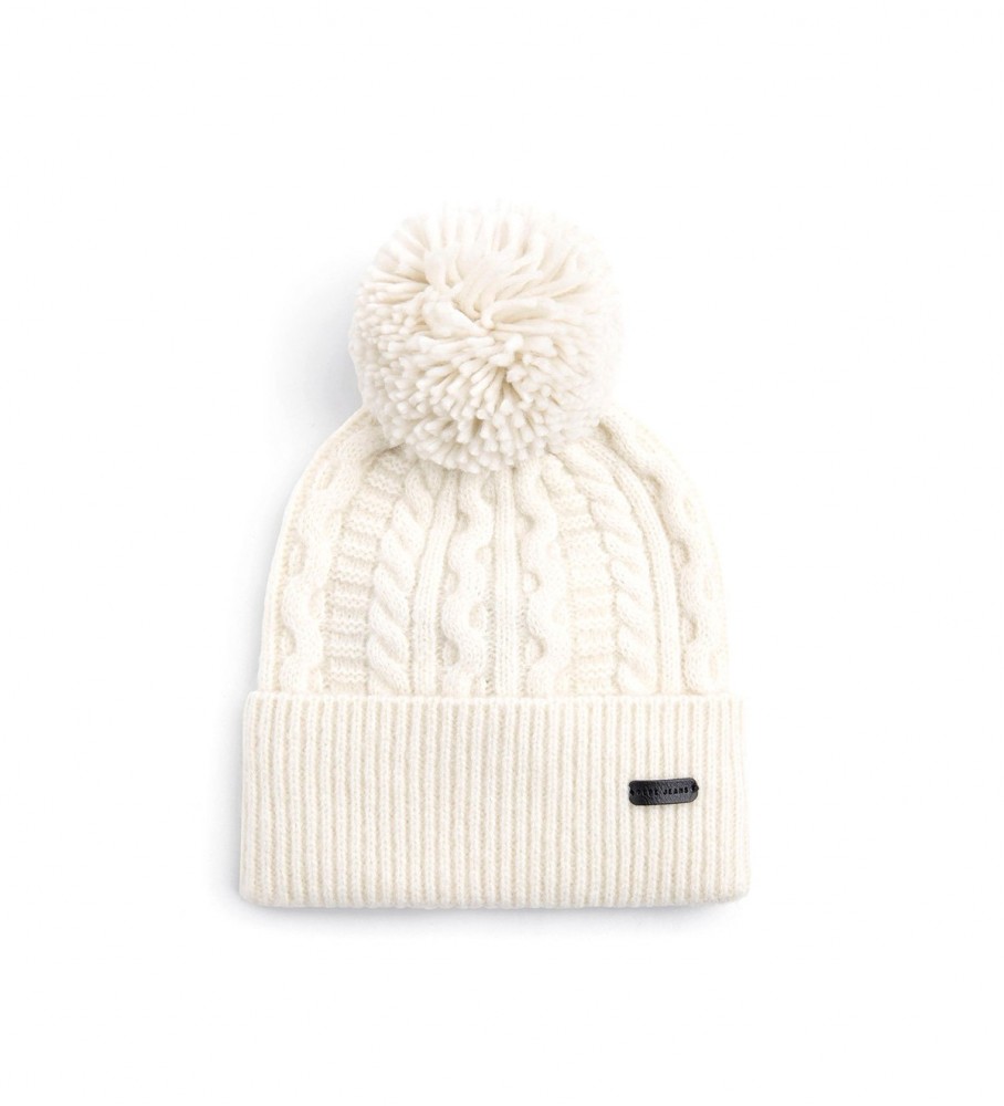 Chapéu Tallis da Pepe Jeans Millinery, Off-White