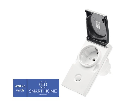 Popp Smart Outdoor Plug IP44 met repeaterfunctie - Compatibel met SMART HOME van hornbach
