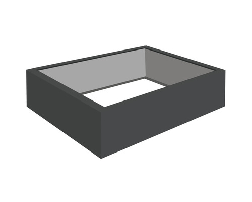 Palatino Carlotta metalen plantenstandaard, 100 x 40 x 25 cm, antraciet