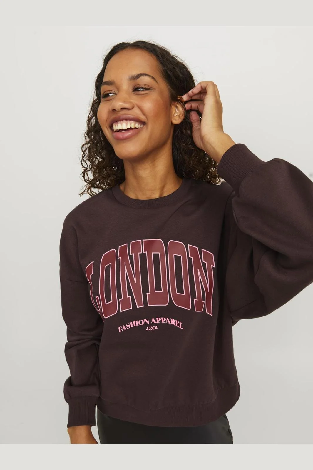 Jjxx Jxmerle Rlx Short Ls Crew Swt Ln 4545665 sassafras london
