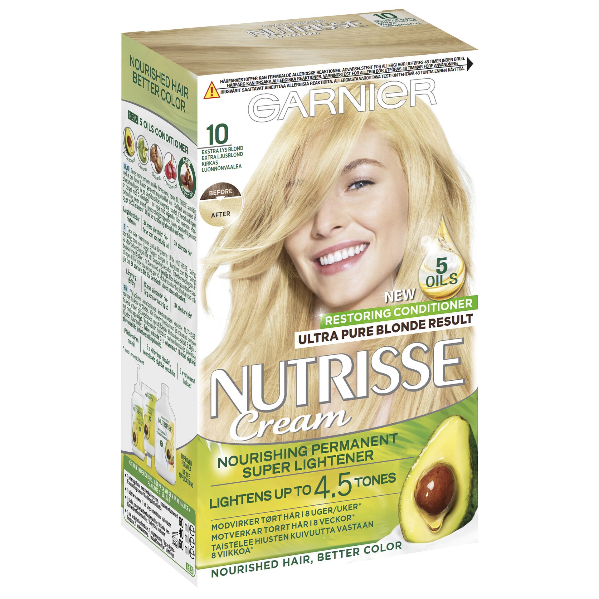 Garnier Nutrisse Cream 10 Ekstra Lysblond