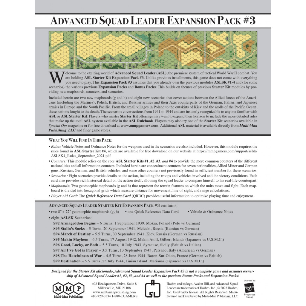 ASL - Starter Kit Expansion 3