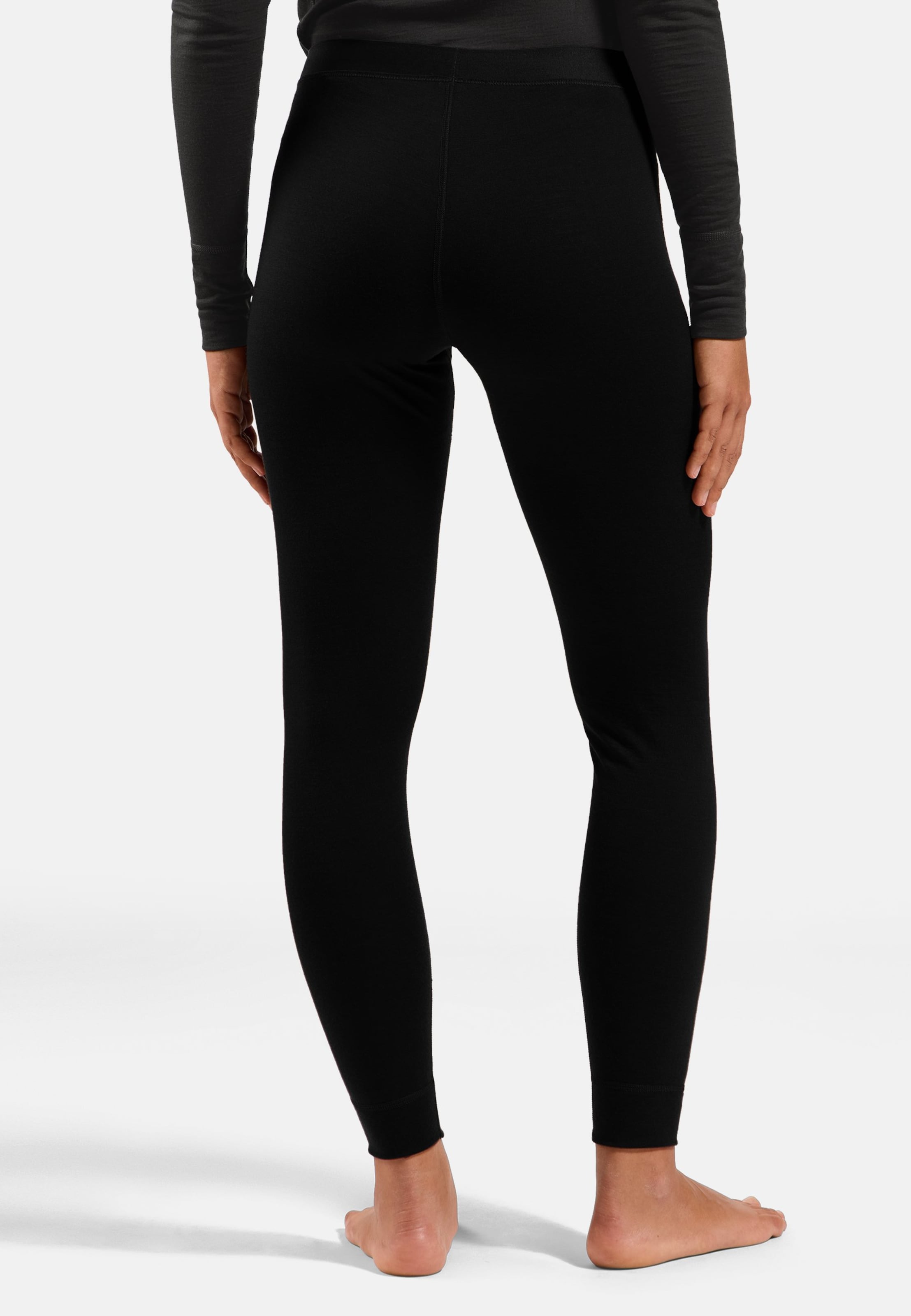 Natural Merino 160 Base Layer Tights in black