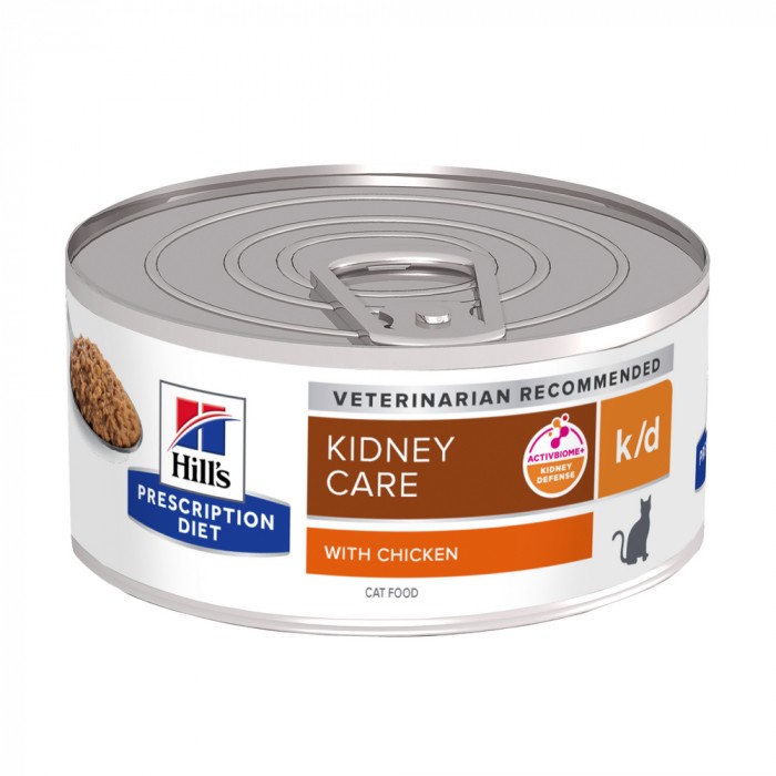 HILL'S Prescription Diet k/d Kidney Care en terrine au poulet - Pâtée pour chat