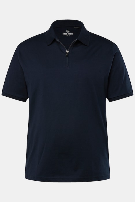 Boston Park Poloshirt, Halbarm, Zipper, bis 84/86