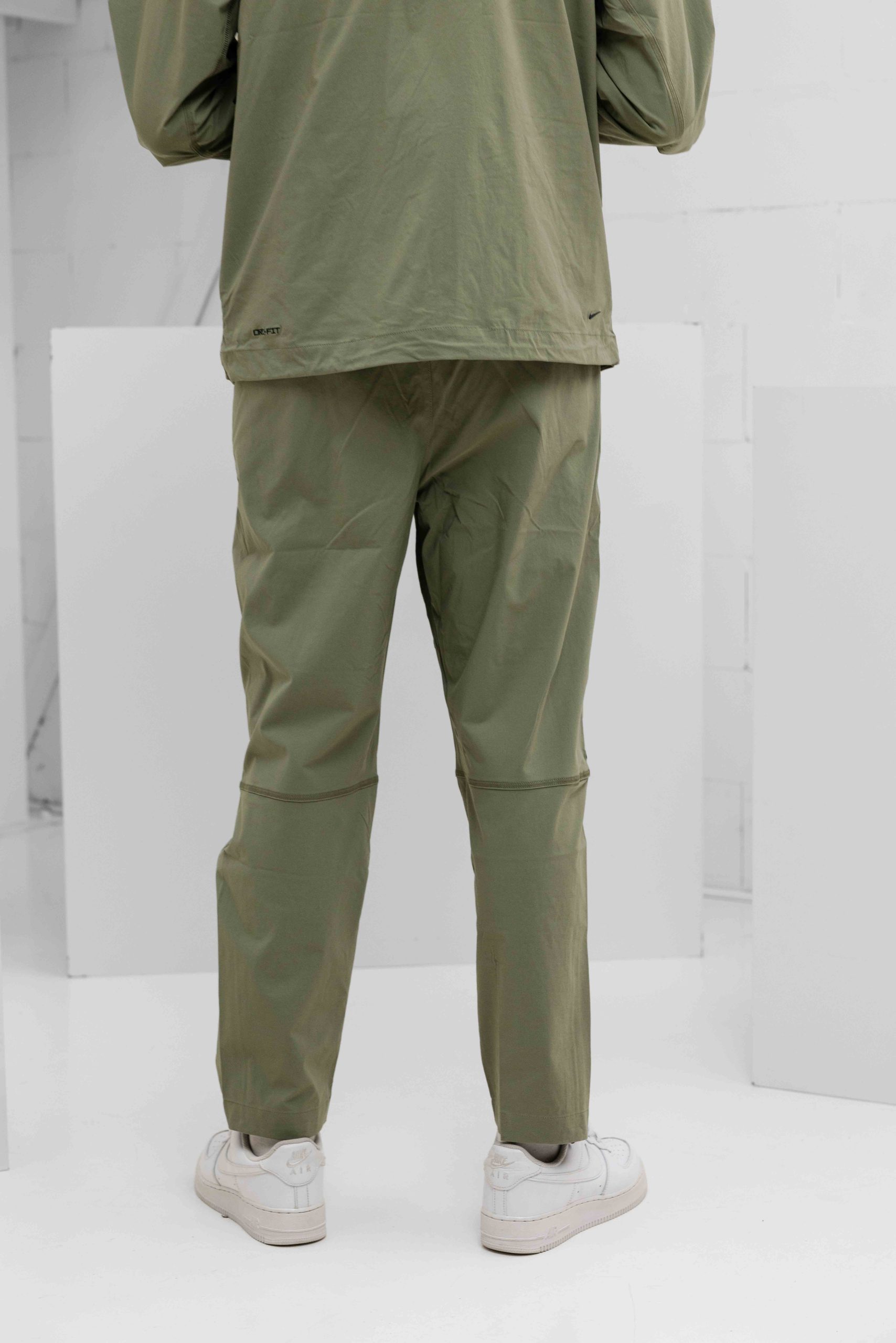 Nike Tech Woven Trainingspak Heren Donkergroen