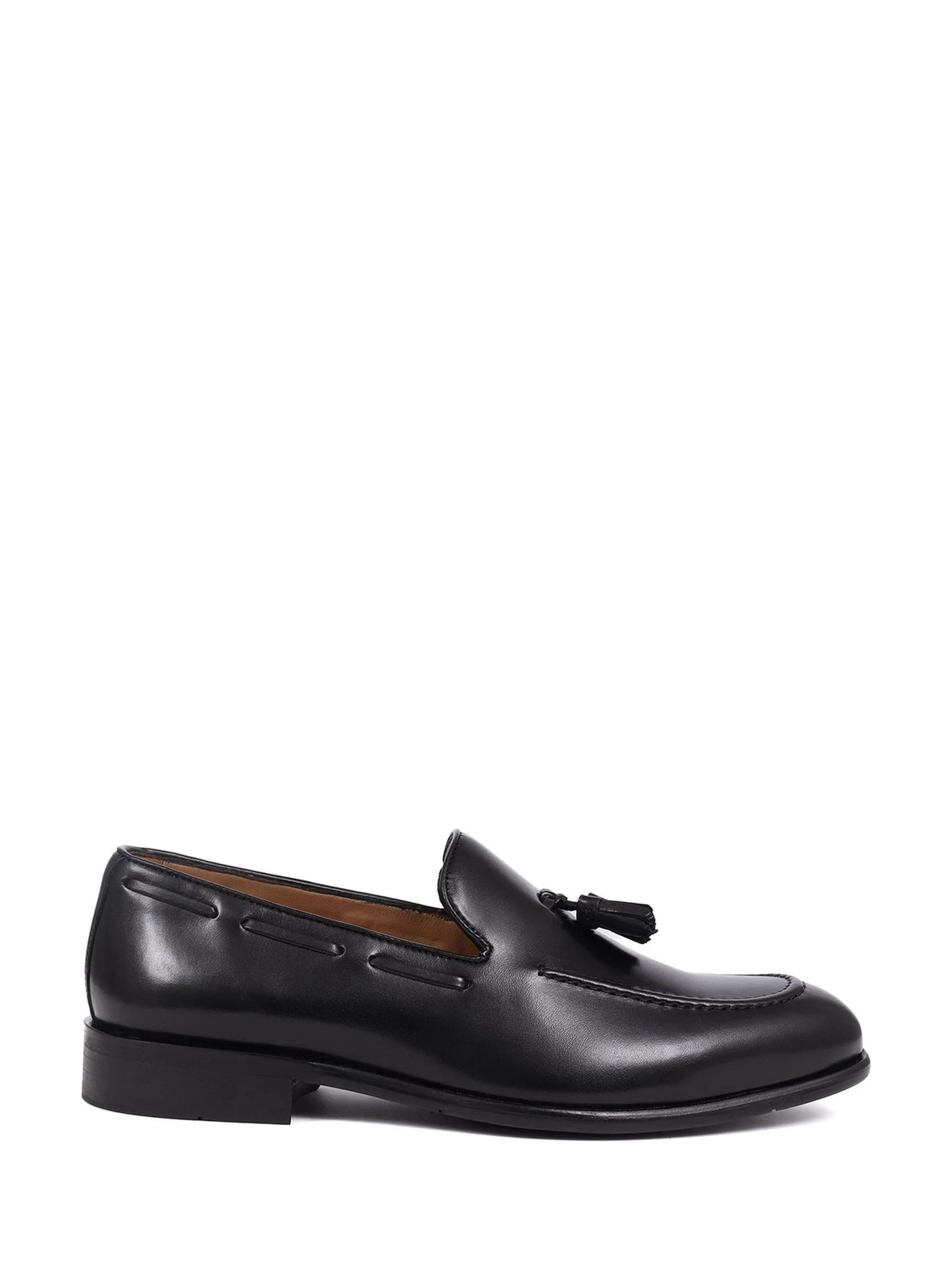 Zwart - Jones Bootmaker Devon2 Leather Loafers