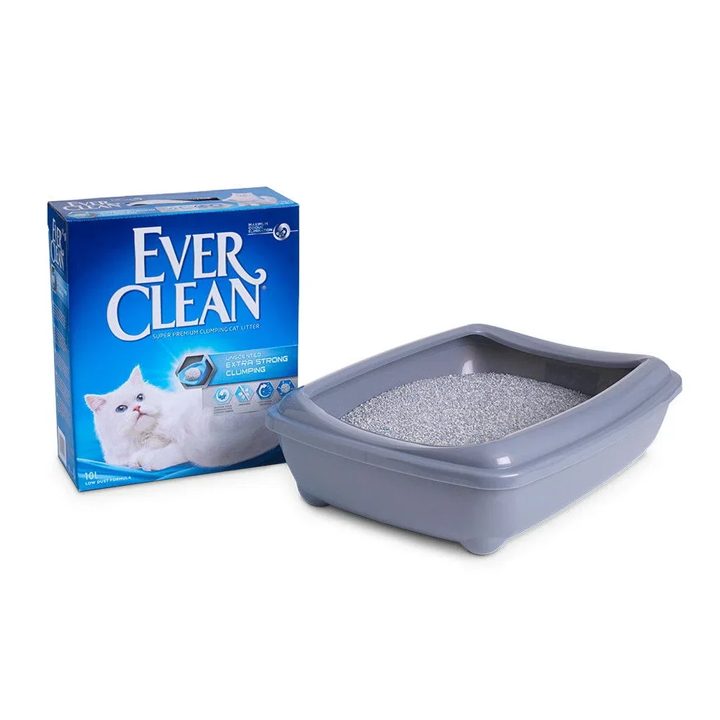 Kattesand Extra Strong Clumping Unscented Everclean 10 L
