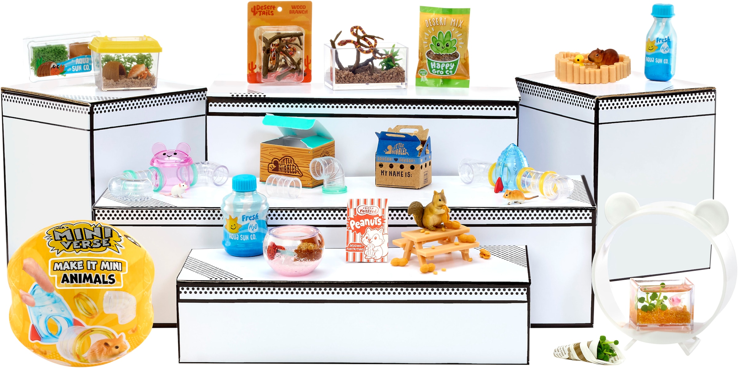 MGA ENTERTAINMENT Kreativset »MGA's Miniverse - Make It Mini Animals Series 2«