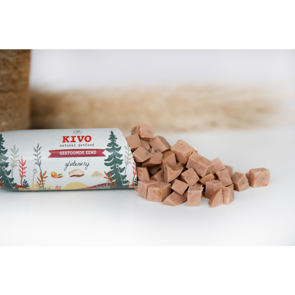 12x Kivo Gestoomde Eend 600 gr