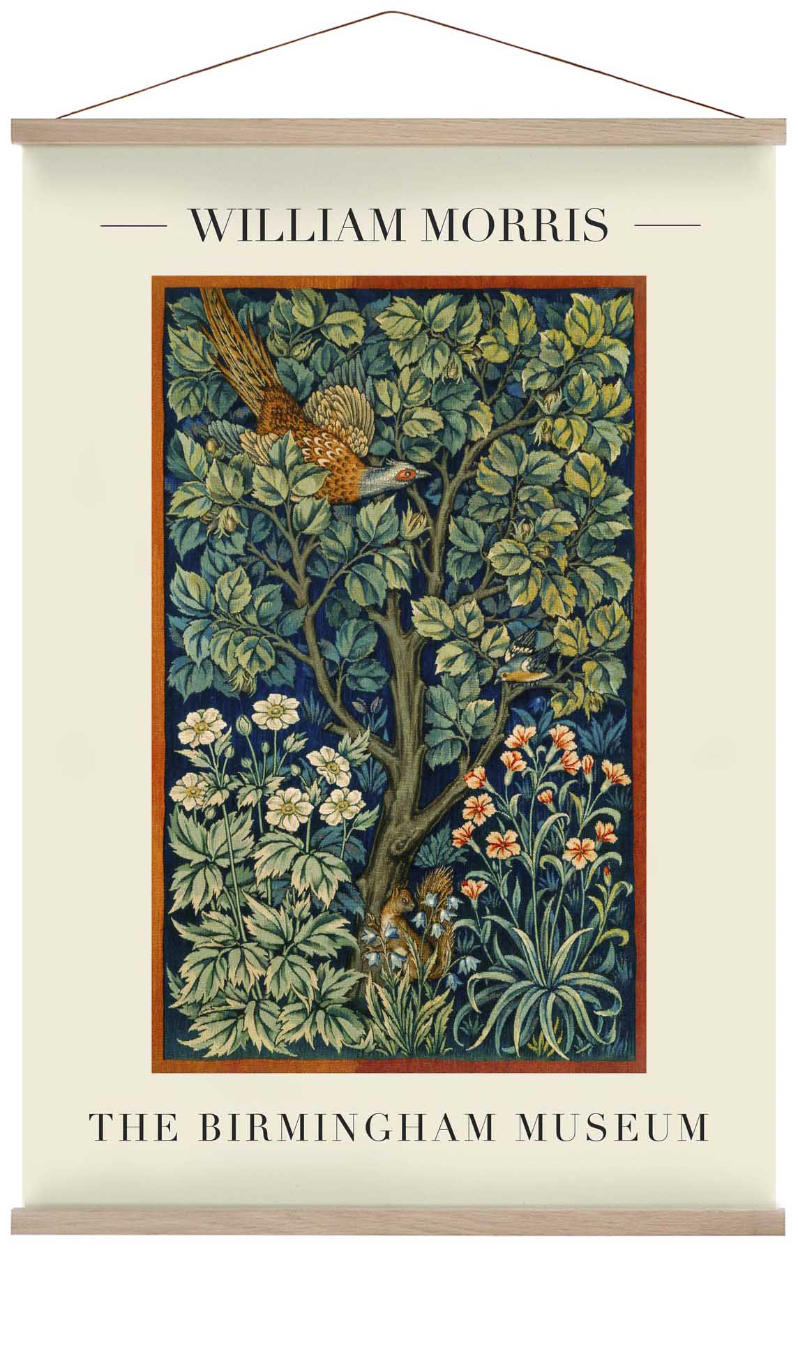 William Morris Pfau-Fasan Kunstausstellung