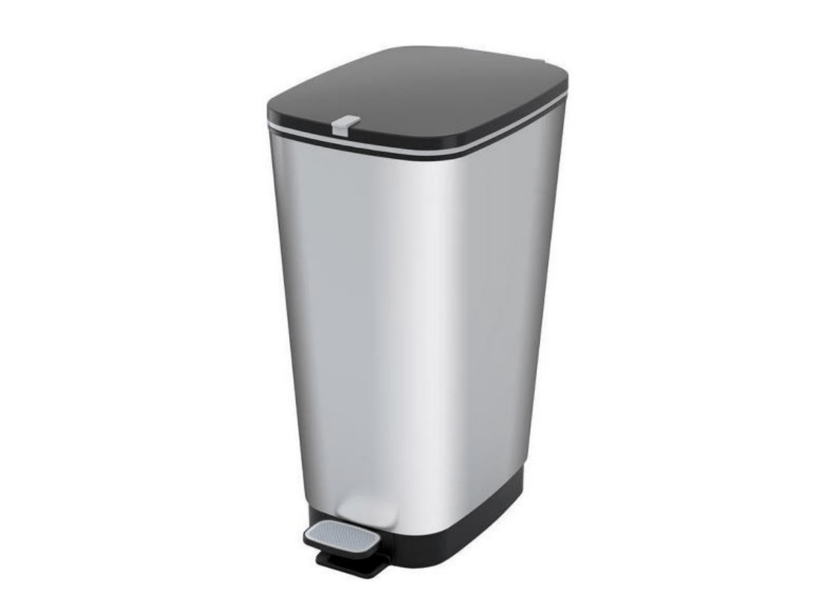 Kis Chic Bin 50 Liter pedaalemmer - Silver