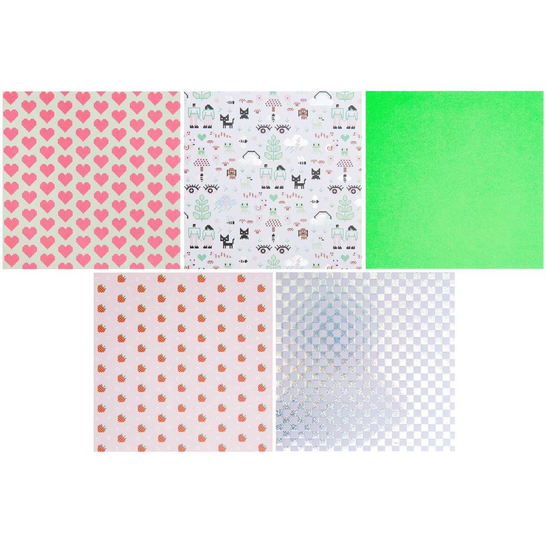 Vouwpapier origami futschikato - pixel - 50st