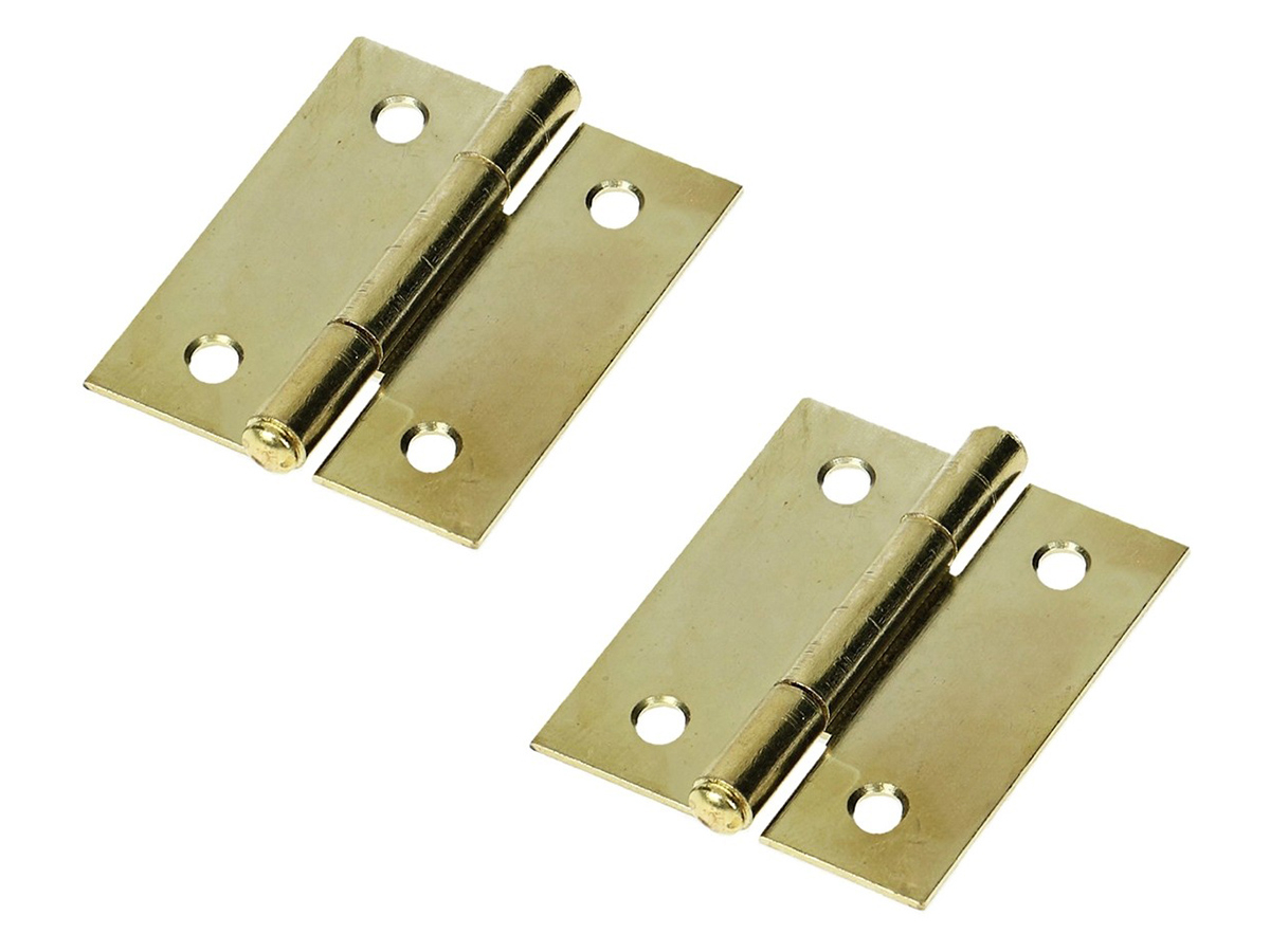 Obelink stalen kleine scharnieren (2x stuks) - gold