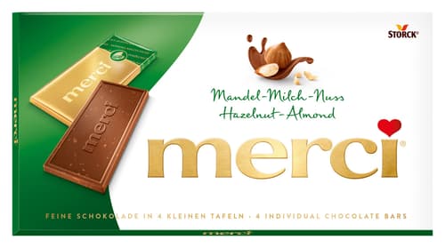 merci Tafelschokolade Mandel-Milch-Nuss