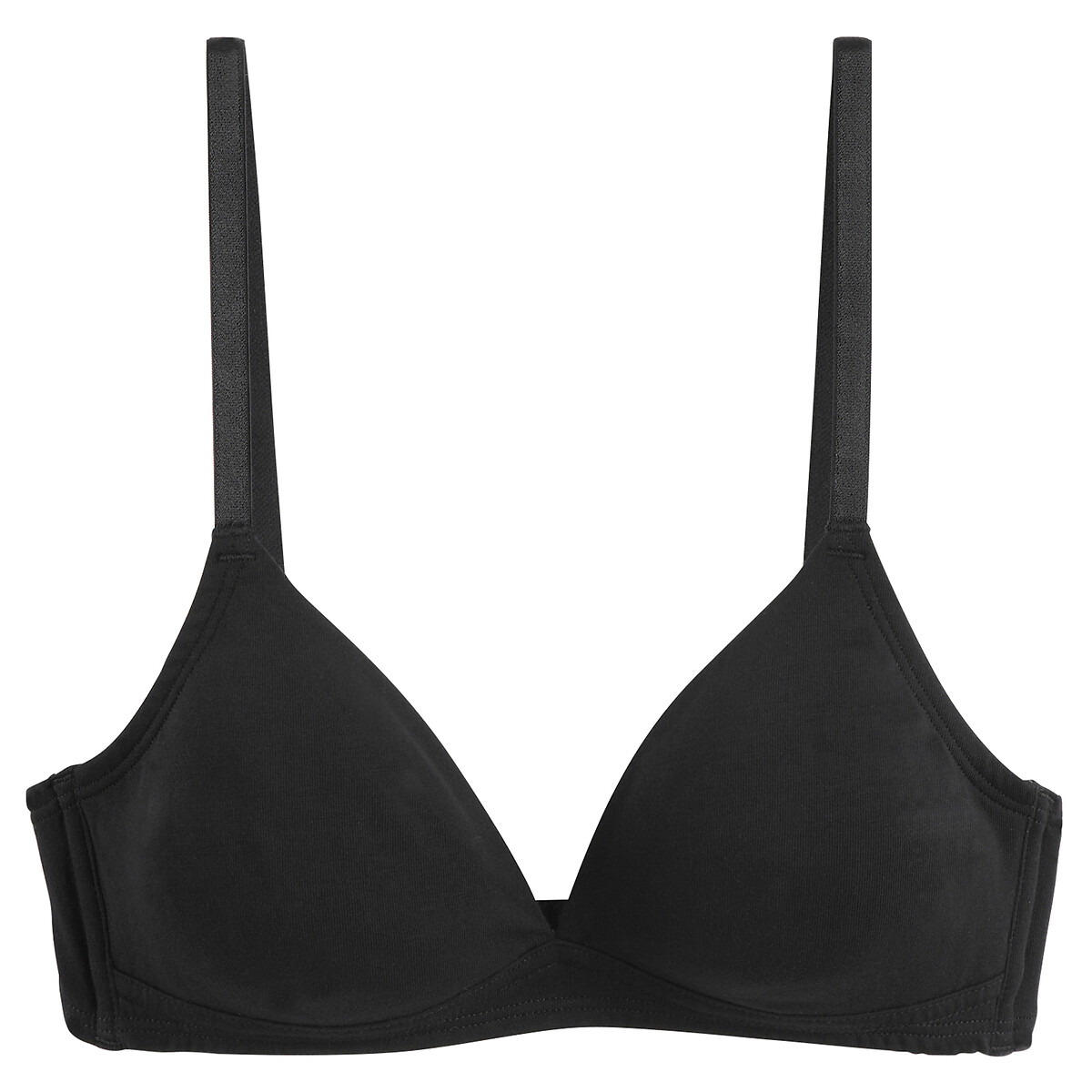 COLEÇÕES LA REDOUTE<br>Sutiã triangular, todo em algodão liso, Cottone