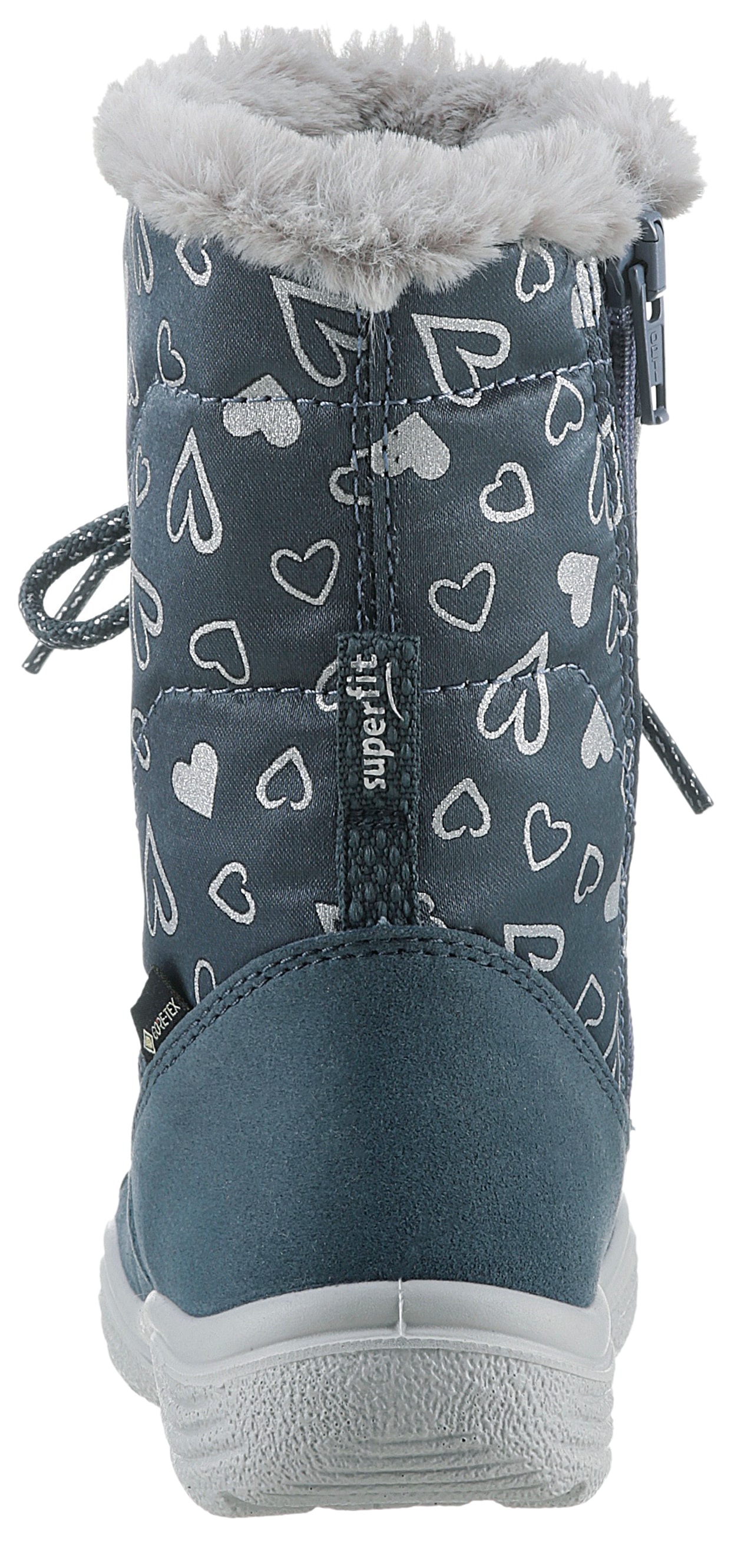 Superfit Winterstiefel »CRYSTAL WMS: mittel«  Snowboots, Schnürstiefel, Winterschuh mit Glitzer