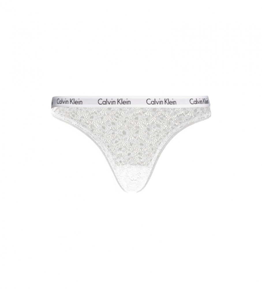 Calcinha biquíni branca Calvin Klein