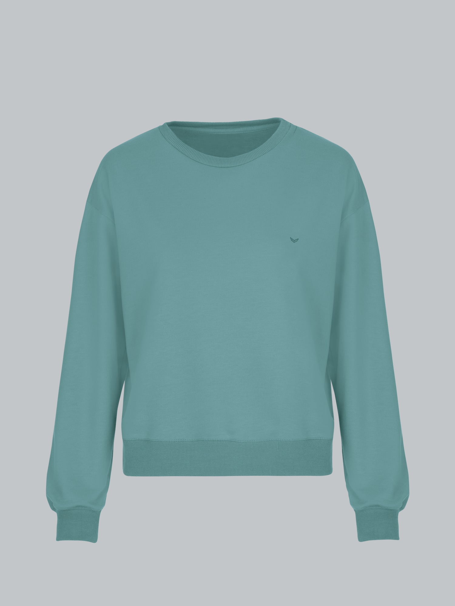 Dünnes Sweatshirt Seegras