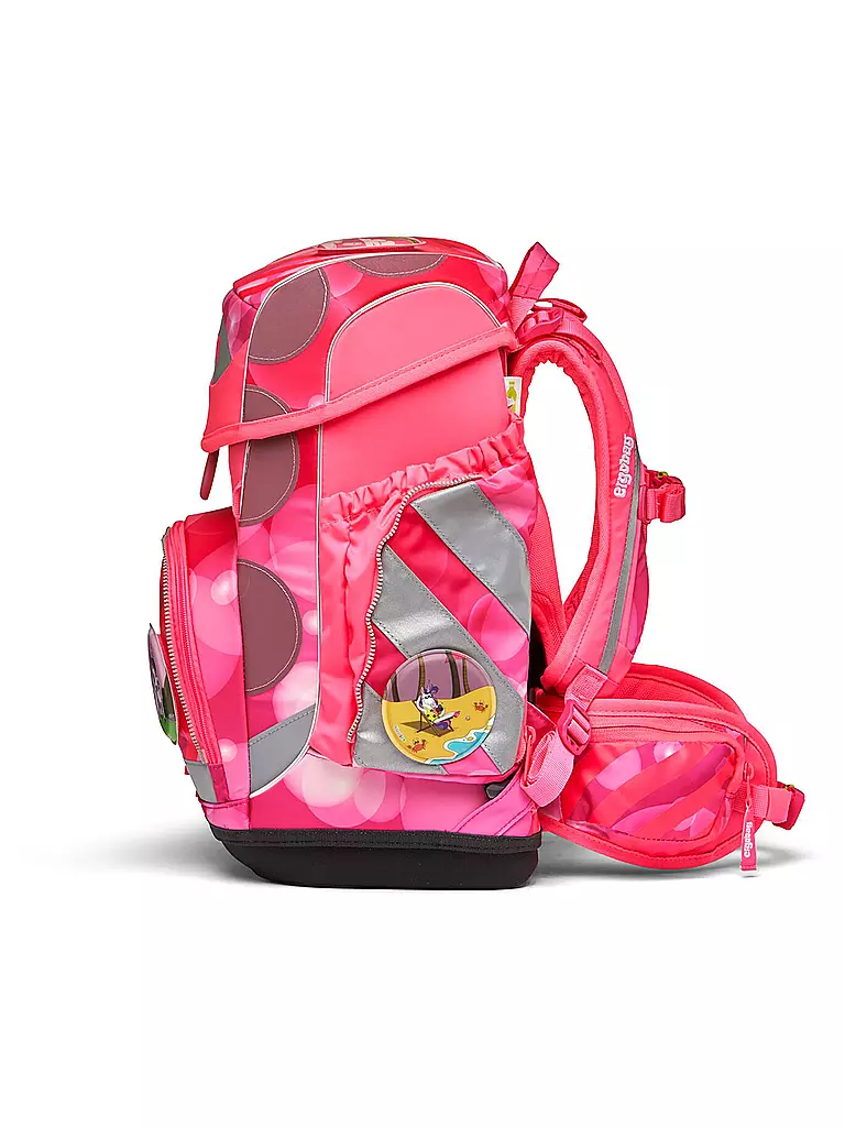 ERGOBAG Schultaschen Set 5tlg Cubo KuntBärbuntes Einhorn rot