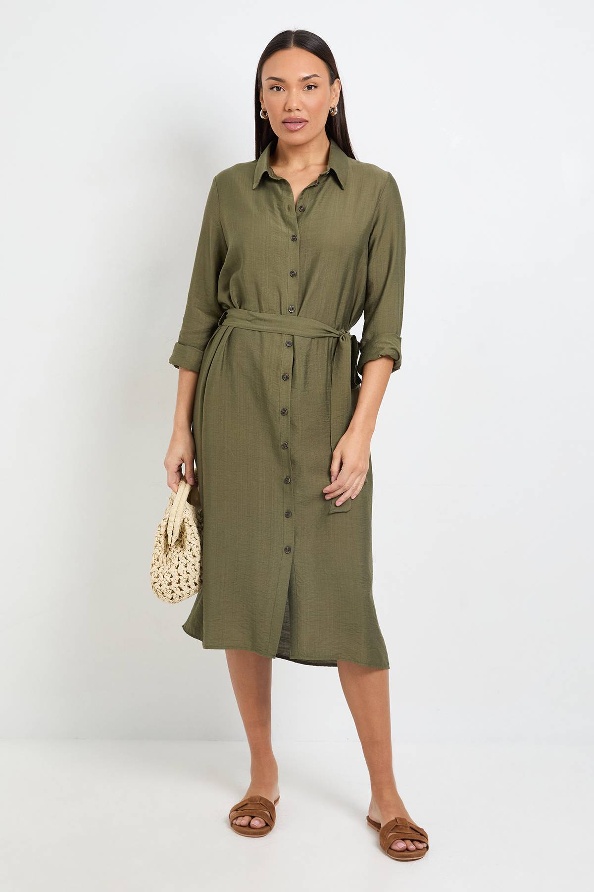 Wallis Robe Chemise Boutonnée Avec Col