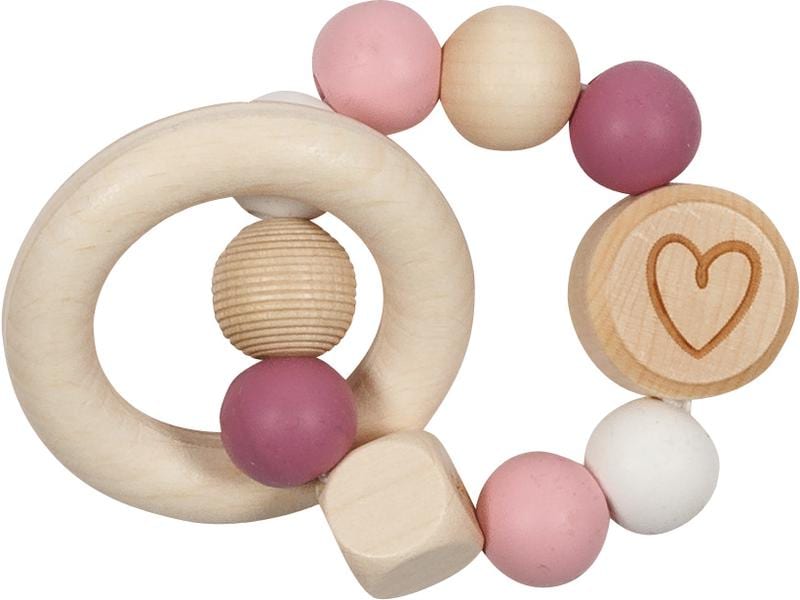 Goki Greifling Herz Elastik Greifling für Babys