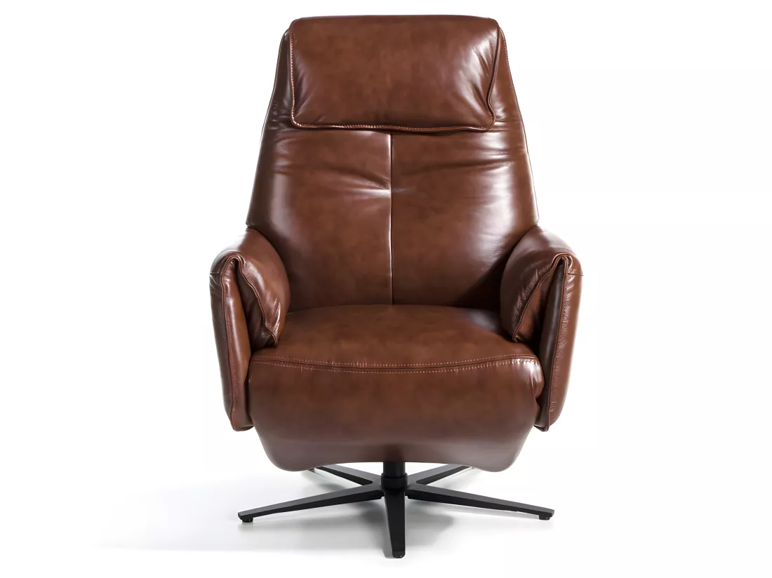 Fauteuil pivotant double relax en cuir 5056 ANGEL CERDA