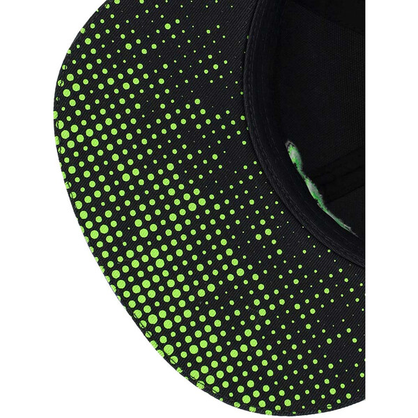 Fabio Quartararo - Casquette flat Dual FQ20 Monster Noir / Bleu / Vert / Rouge