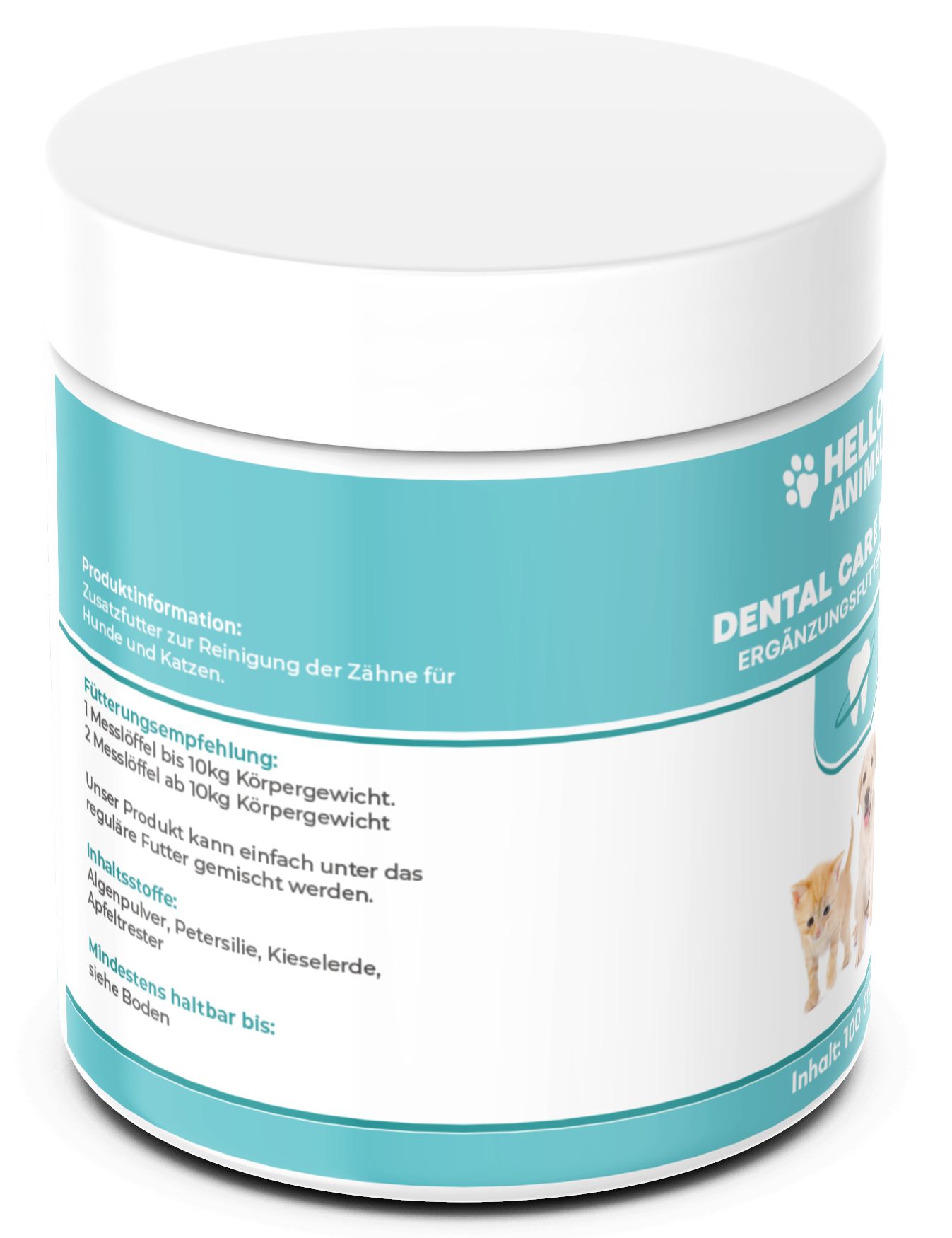 Hello Animal® | Dental Pulver | gegen Zahnbelag & Maulgeruch